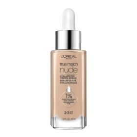 L'Oreal Paris True Match Hyaluronic Tinted Serum Foundation Makeup;  Light 2-3;  1 fl oz