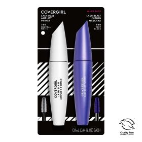 COVERGIRL Lash Blast Fusion Mascara, Very Black 860 + COVERGIRL Lash Blast Amplify Primer, Neutral White 780 (0.44 fl oz / 13.1 mL each)