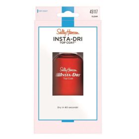 Sally Hansen Insta-dri¬Æ Anti-chip Top Coat, Clear, Glossy, 0.45 Fl Oz, Pack of 1