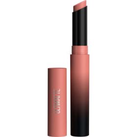 Maybelline Color Sensational Ultimatte Slim Lipstick Makeup, More Buff