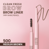 COVERGIRL Clean Fresh Brow Liner Nano Pencil, Medium Brown 500, .001 oz