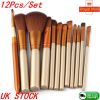 12pcs Makeup Brushes Set Pro Powder Foundation Eyeshadow Eyeliner Lip Brush Tool