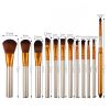 12pcs Makeup Brushes Set Pro Powder Foundation Eyeshadow Eyeliner Lip Brush Tool