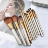 12pcs Makeup Brushes Set Pro Powder Foundation Eyeshadow Eyeliner Lip Brush Tool