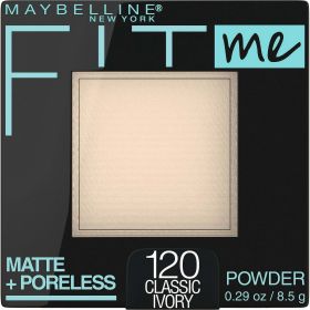 Maybelline Fit Me Matte Poreless Pressed Face Powder Makeup, Classic Ivory, 0.29 oz (Brand: Maybelline)